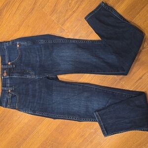 Madewell Dark Blue 10" High Rise Skinny Women's Jeans Size 25